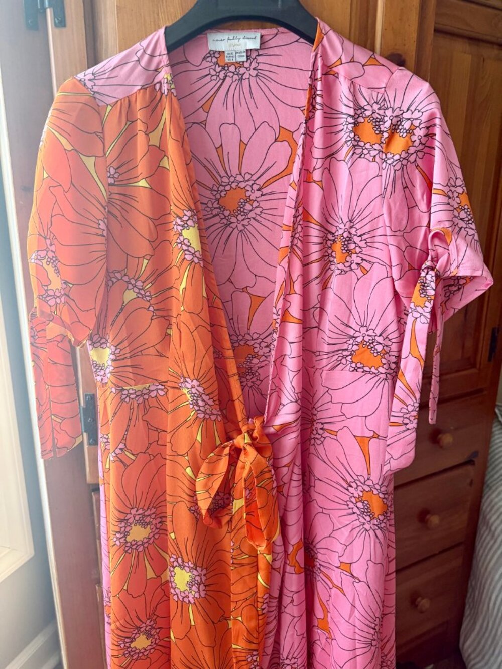 Pink & Orange Zsa Zsa Dress - Never Fully Dressed (Size 8) - Picture 3 of 5